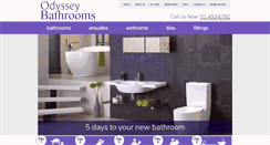 Desktop Screenshot of odysseybathrooms.ie